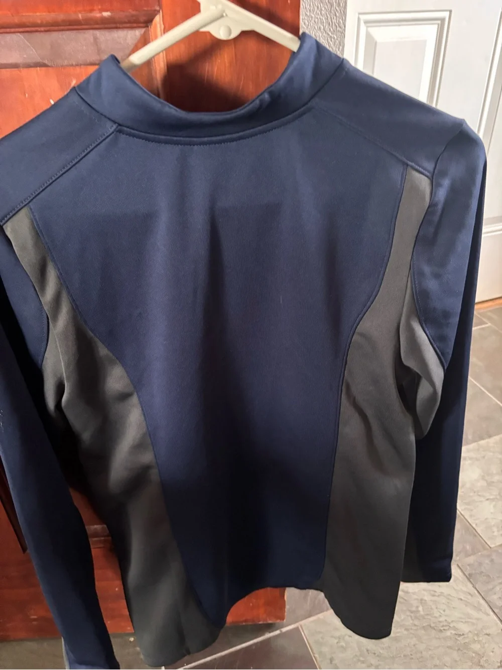 Jordan Navy and Gray Full-Zip Performance Jacket